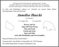 eine Anzeige